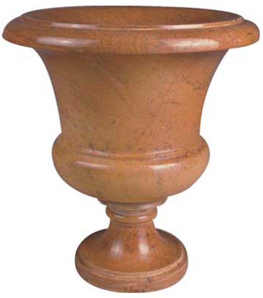 Marble Urn-Brown